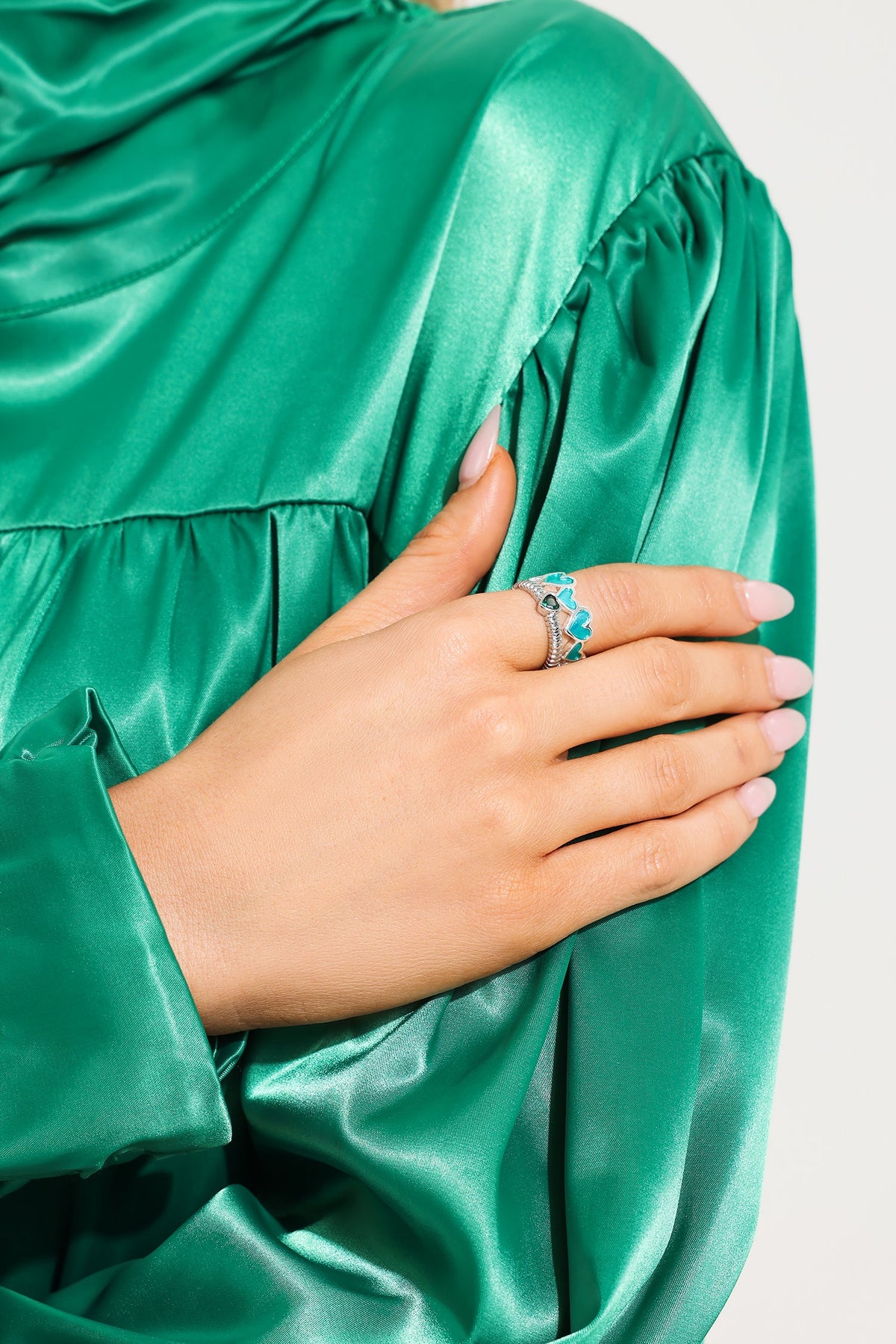Heart Shape Drop Oil Ring