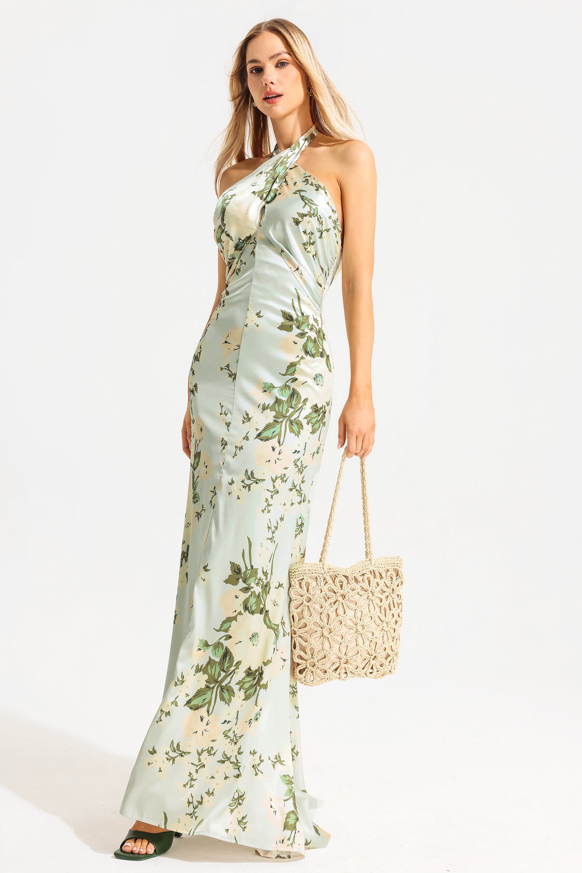 Hollow Out Design Straw Bag