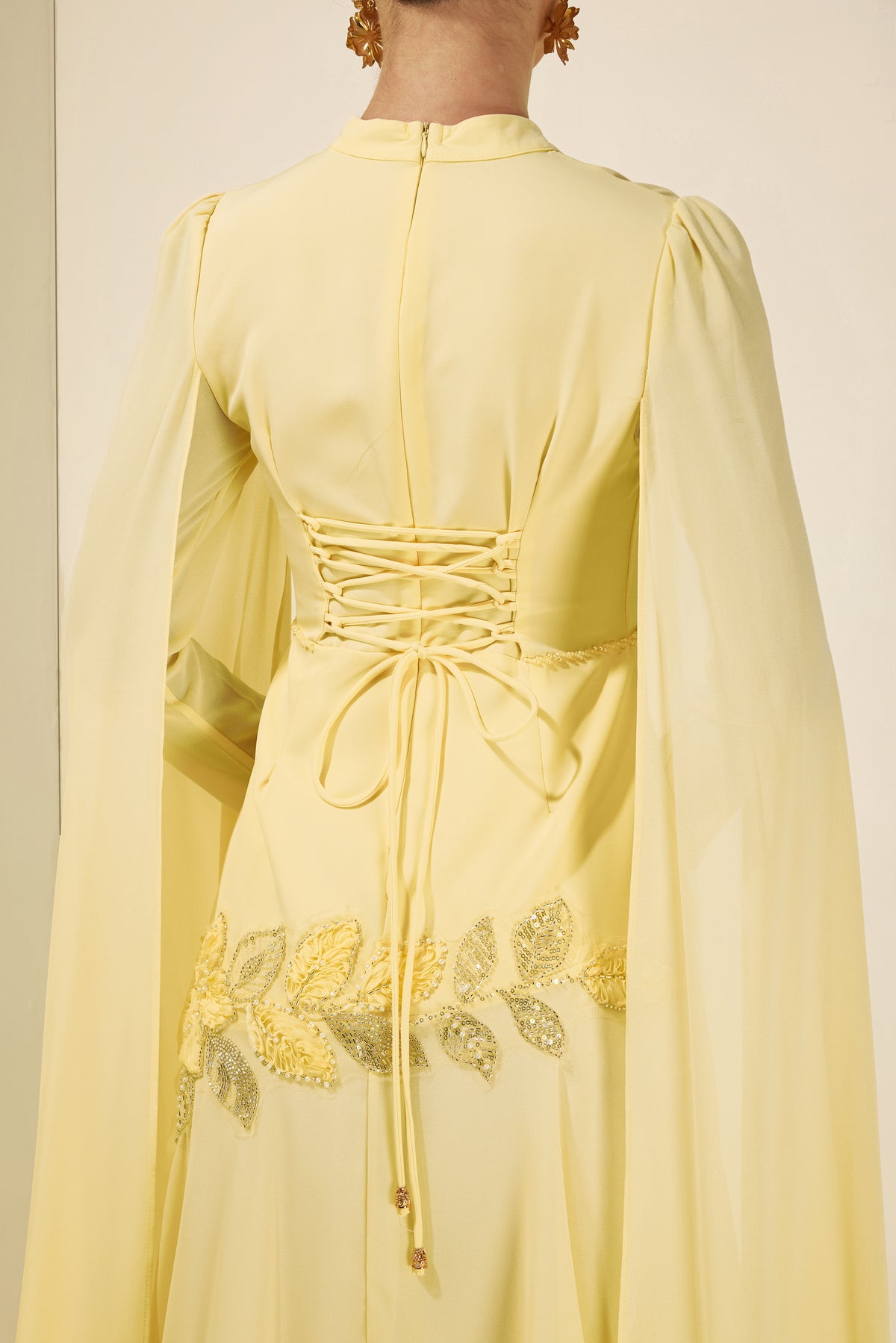 Beaded Embroidered Maxi Dress