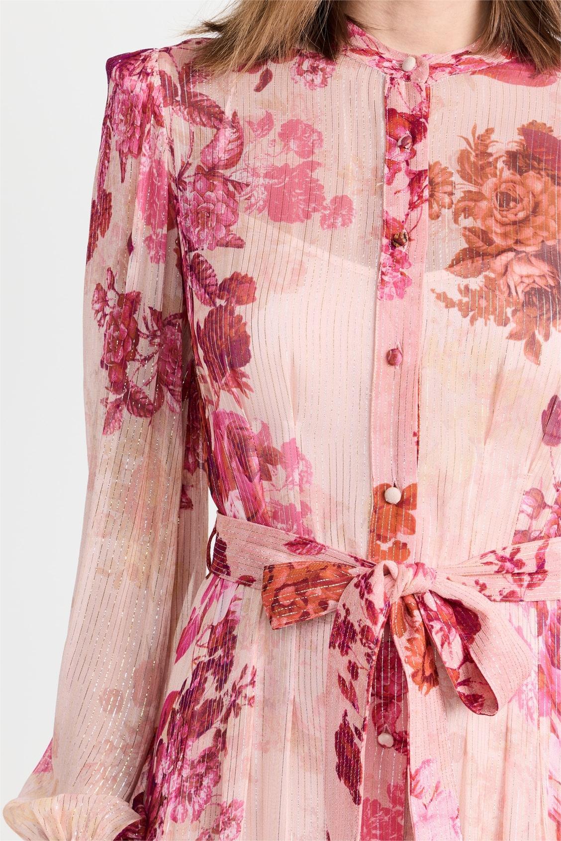 Floral Midi Sleeve Maxi Dress