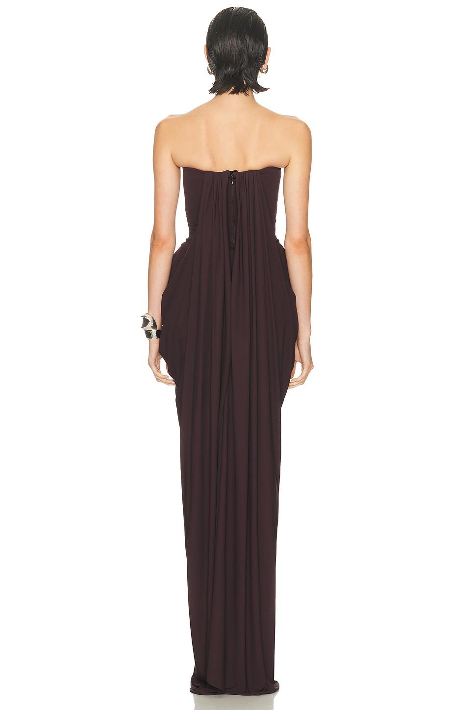 Solid Off-Shoulder Pleated Maxi Dress