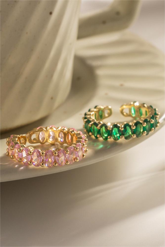 Imitation Gemstone Ring