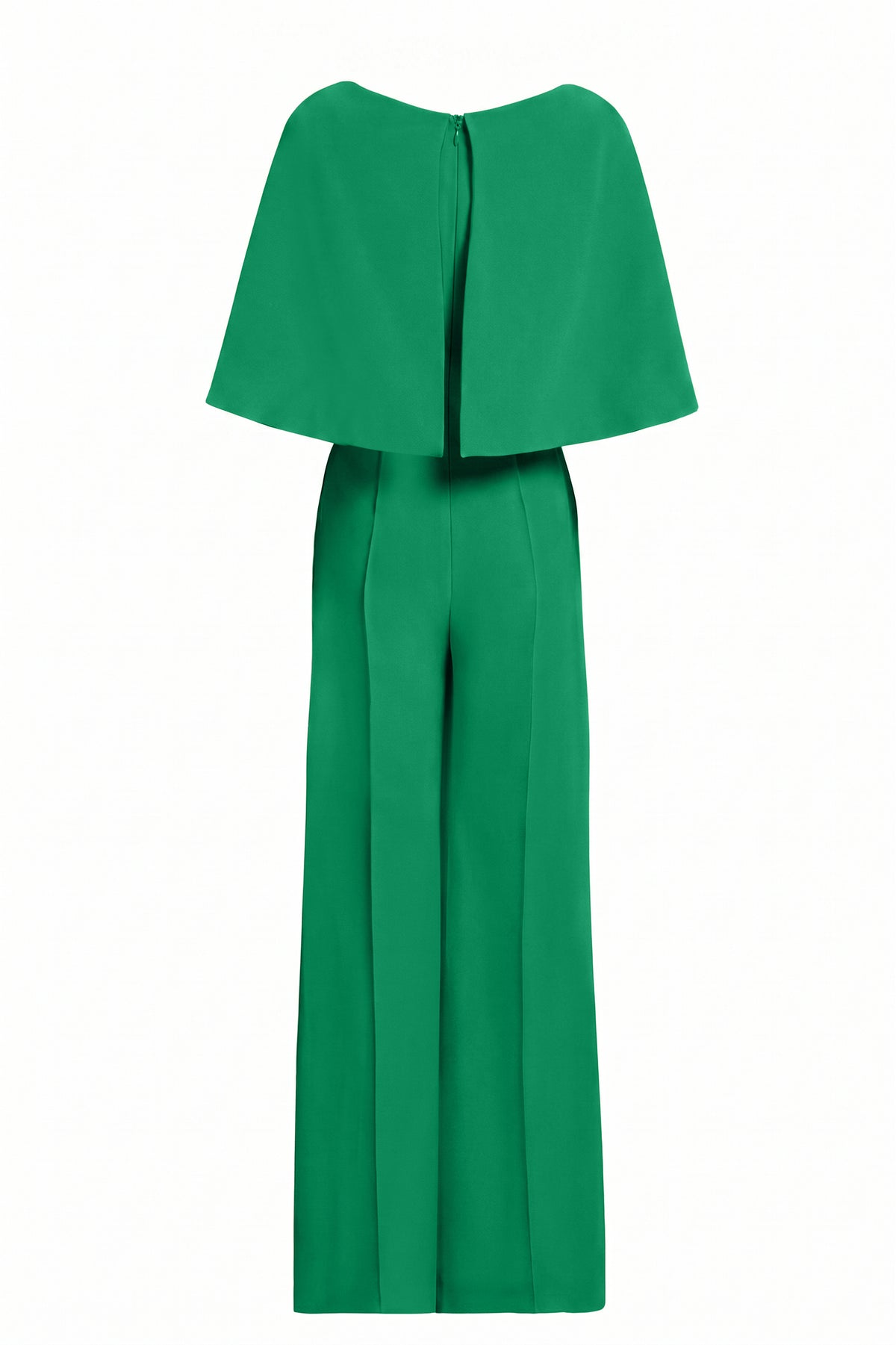 V-Neck Bow Cape Sleeve Jumpsuit